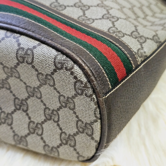 ❣️Gucci GG Supreme Web Sherry Line Bucket Bag❣️ - Picture 8 of 16